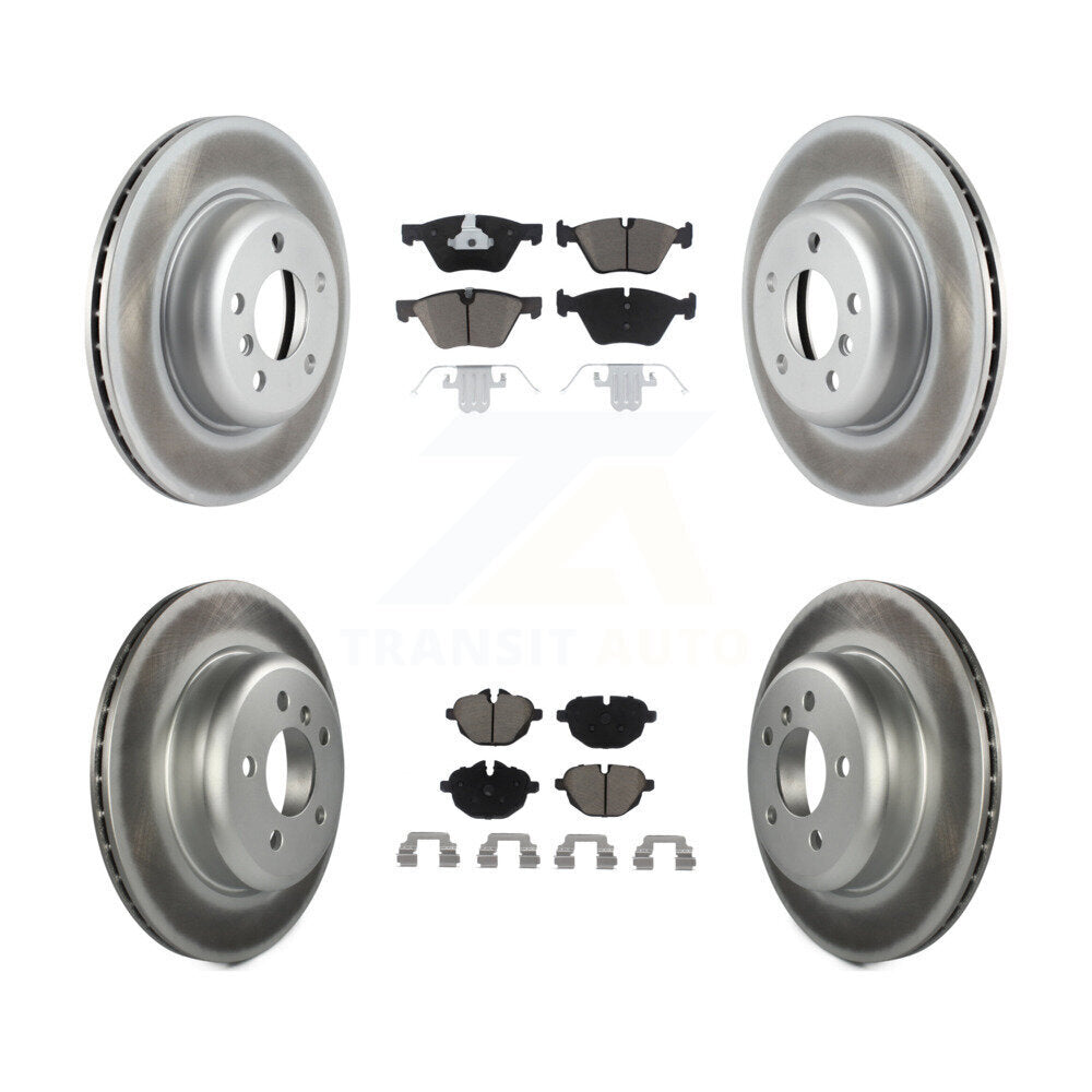Transit Auto KGC-101370 Disc Brake Kit for 2011-2016 BMW 528i xDrive, BMW 528i - Front and Rear