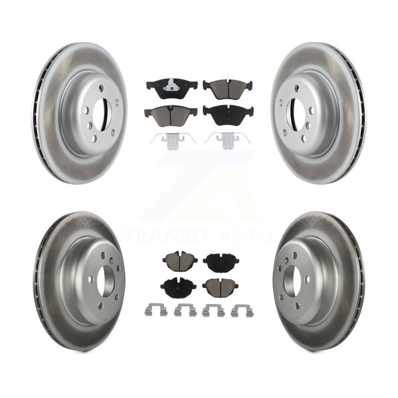 Transit Auto KGC-101370 Disc Brake Kit for 2011-2016 BMW 528i xDrive, BMW 528i - Front and Rear