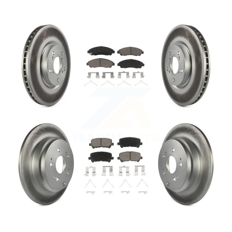 Transit Auto KGC-101371 Disc Brake Kit for 2007-2015 Acura ZDX, Honda Pilot, Acura MDX - Front and Rear