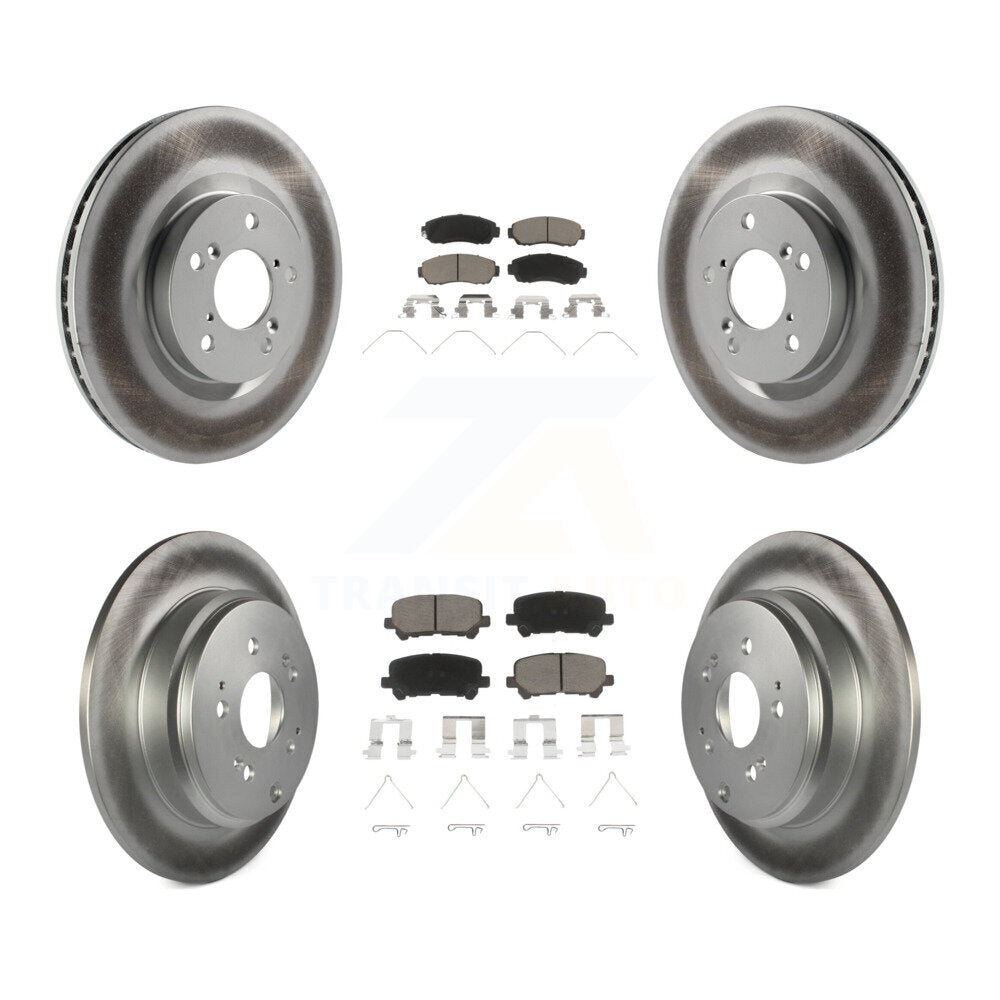 Transit Auto KGC-101372 Disc Brake Kit for 2011-2014 Honda Odyssey - Front and Rear