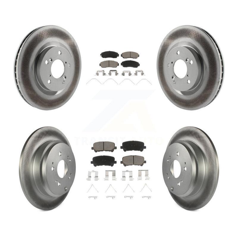 Transit Auto KGC-101372 Disc Brake Kit for 2011-2014 Honda Odyssey - Front and Rear