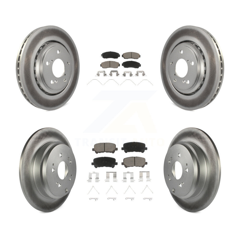 Transit Auto KGC-101373 Disc Brake Kit for 2015-2017 Honda Odyssey - Front and Rear
