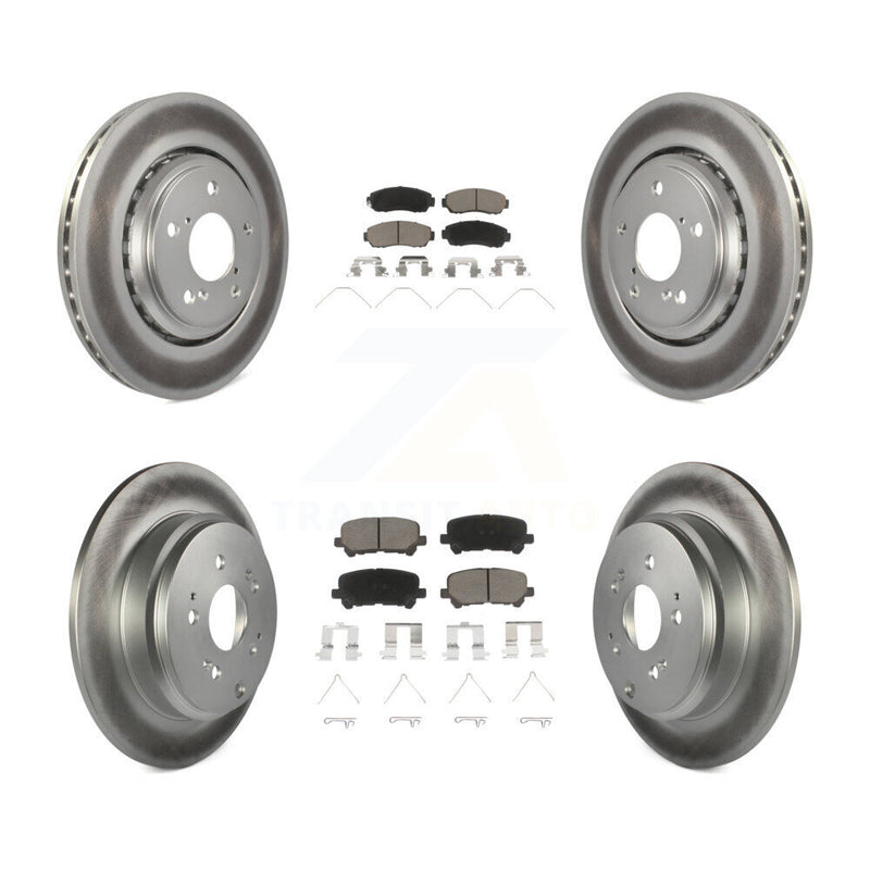 Transit Auto KGC-101373 Disc Brake Kit for 2015-2017 Honda Odyssey - Front and Rear