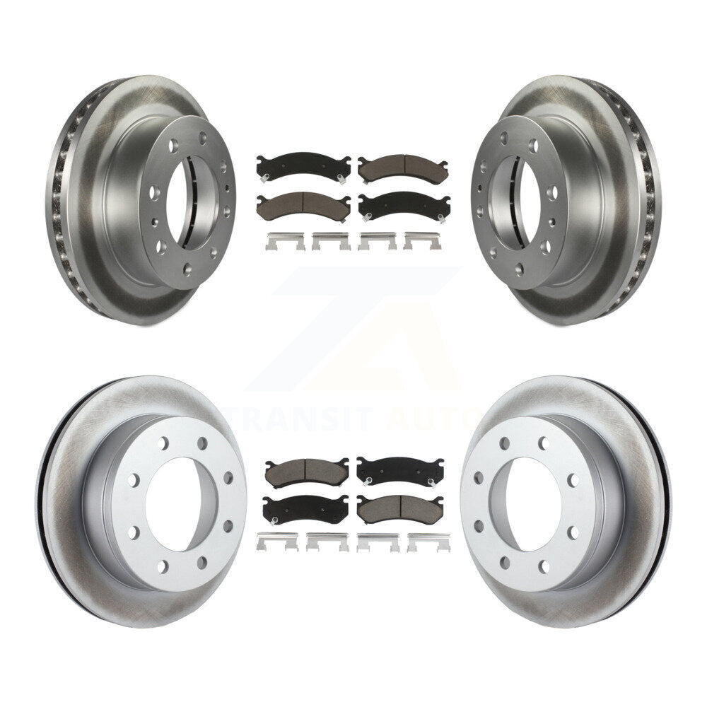 Transit Auto KGC-101374 Disc Brake Kit for 1999-2009 Chevrolet Silverado 1500 HD Classic, Chevrolet Suburban 2500 and More - Front and Rear