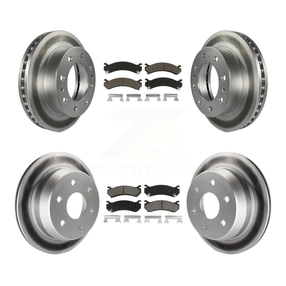 Transit Auto KGC-101375 Disc Brake Kit for 2003 Chevrolet Silverado 2500, Chevrolet Silverado 2500 HD and More - Front and Rear