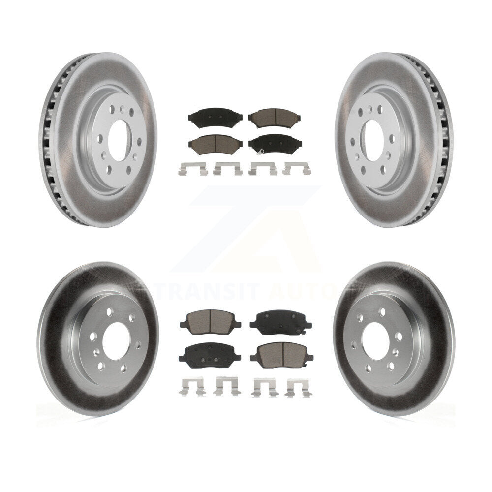 Transit Auto KGC-101378 Disc Brake Kit for 2006-2009 Buick Terraza, Chevrolet Uplander and More - Front and Rear