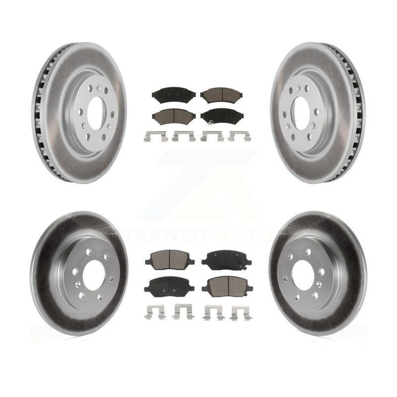 Transit Auto KGC-101378 Disc Brake Kit for 2006-2009 Buick Terraza, Chevrolet Uplander and More - Front and Rear