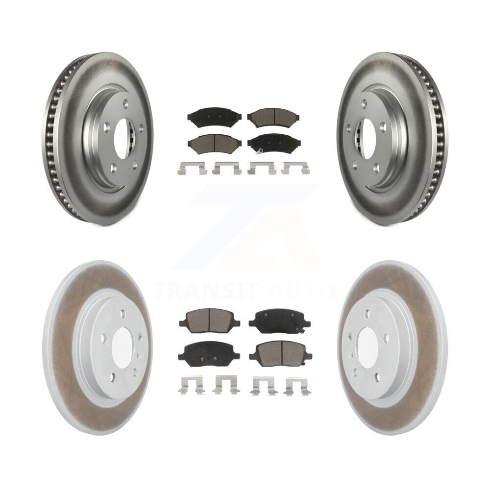 Transit Auto KGC-101379 Disc Brake Kit for 2005 Buick Terraza, Chevrolet Uplander, Saturn Relay - Front and Rear