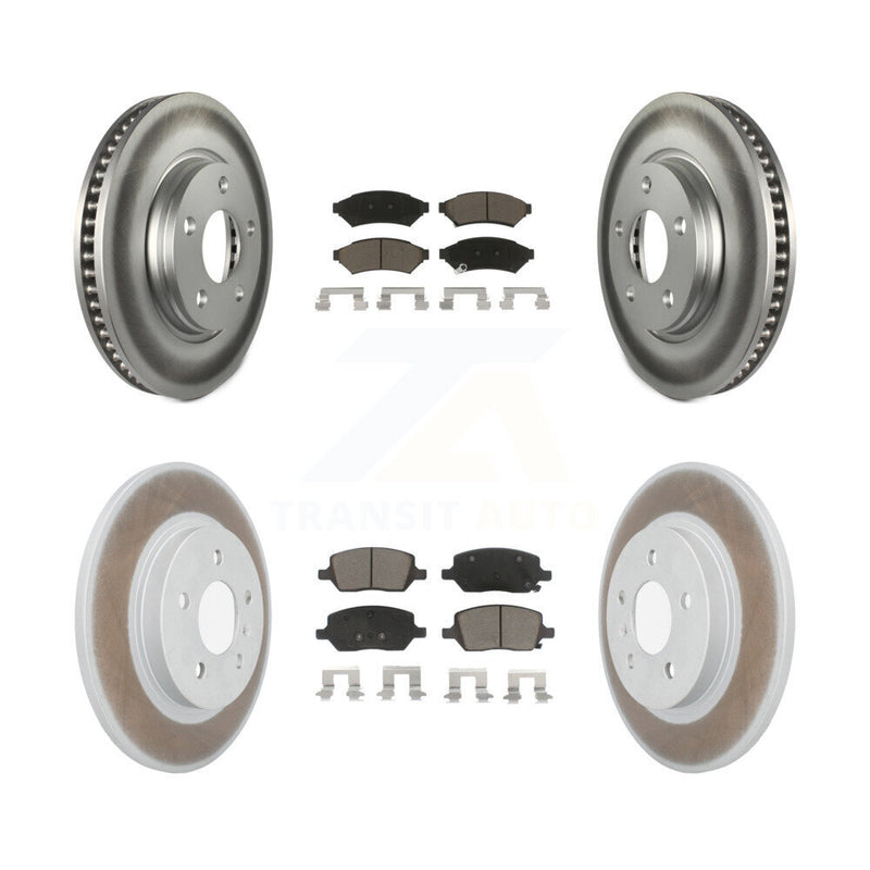 Transit Auto KGC-101379 Disc Brake Kit for 2005 Buick Terraza, Chevrolet Uplander, Saturn Relay - Front and Rear