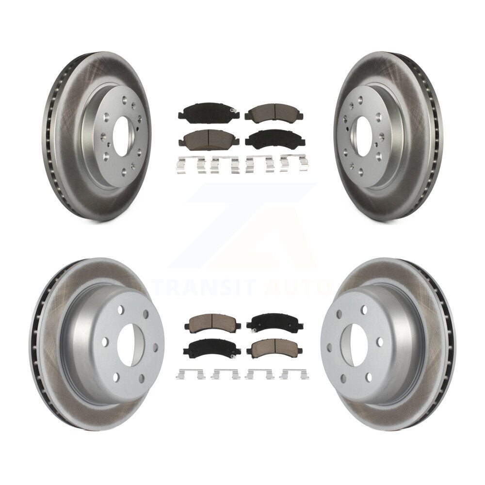 Transit Auto KGC-101380 Disc Brake Kit for 2009-2014 Chevrolet Express 1500, GMC Savana 1500 - Front and Rear