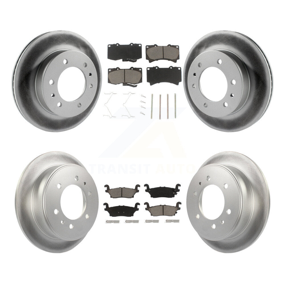 Transit Auto KGC-101382 Disc Brake Kit for 2006-2010 Hummer H3T, Hummer H3 - Front and Rear