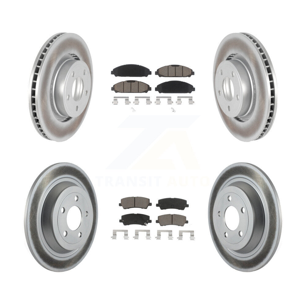 Transit Auto KGC-101383 Disc Brake Kit for 2015-2017 Ford Mustang - Front and Rear