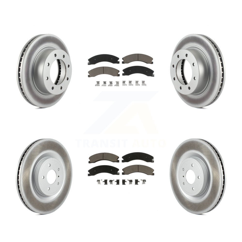 Transit Auto KGC-101385 Disc Brake Kit for 2012-2021 Nissan NV1500, Nissan NV2500, Nissan NV3500 - Front and Rear