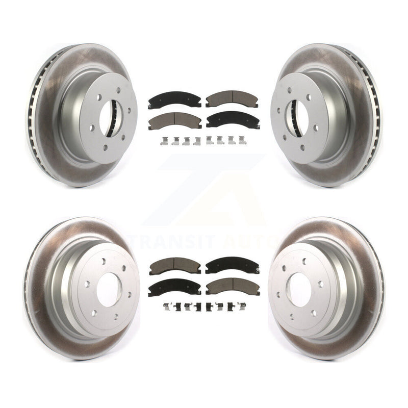 Transit Auto KGC-101386 Disc Brake Kit for 2016-2024 Nissan TITAN XD - Front and Rear