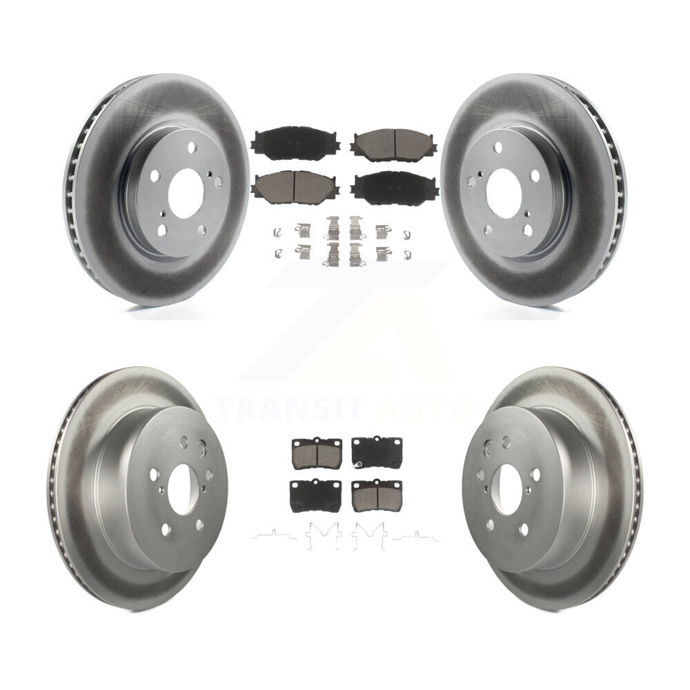Transit Auto KGC-101387 Disc Brake Kit for 2010-2013 Lexus IS250 - Front and Rear