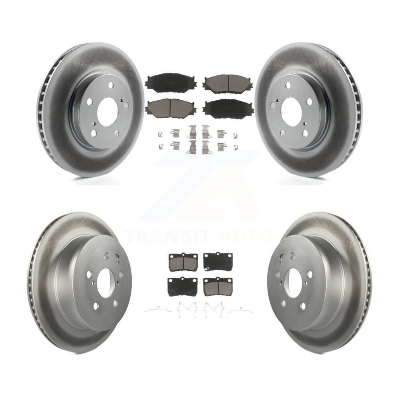 Transit Auto KGC-101387 Disc Brake Kit for 2010-2013 Lexus IS250 - Front and Rear