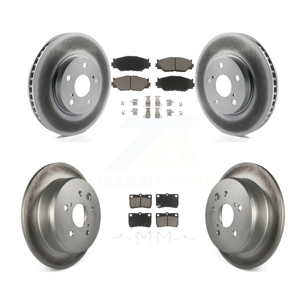 Transit Auto KGC-101388 Disc Brake Kit for 2006-2011 Lexus IS250 - Front and Rear