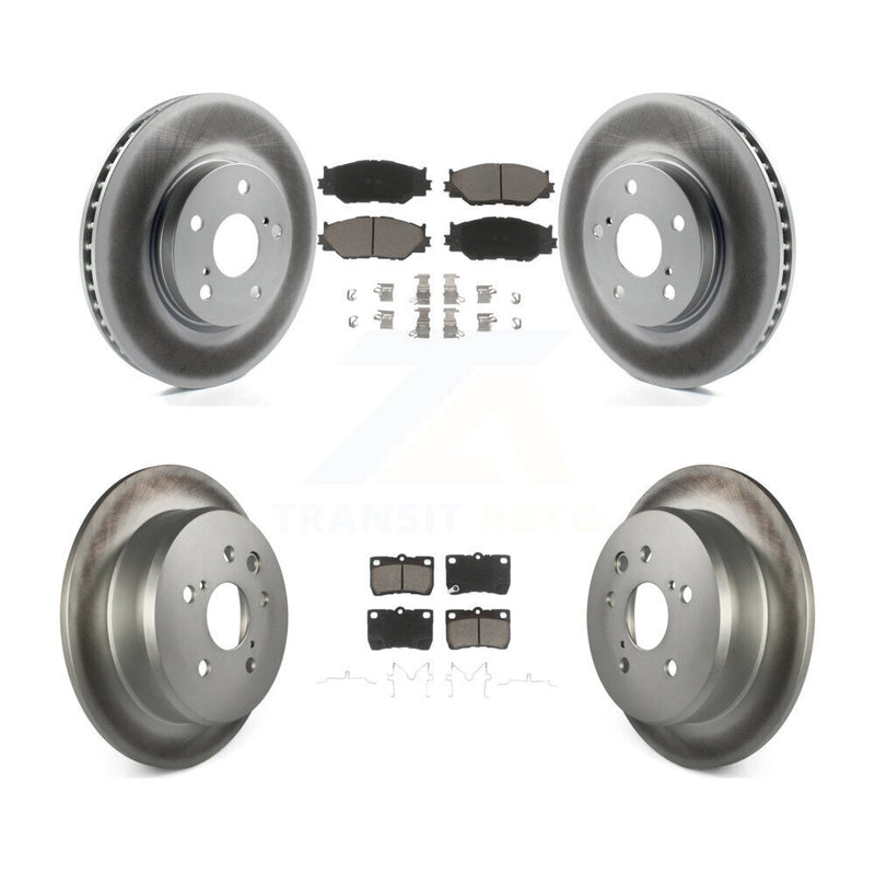 Transit Auto KGC-101388 Disc Brake Kit for 2006-2011 Lexus IS250 - Front and Rear