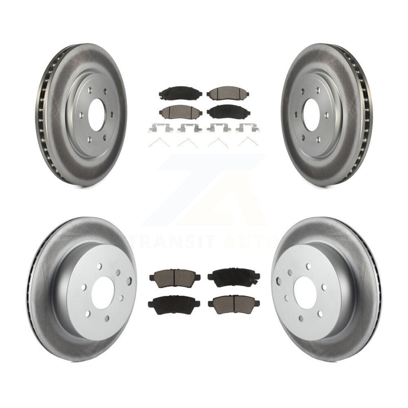 Transit Auto KGC-101391 Disc Brake Kit for 2005-2012 Nissan Pathfinder - Front and Rear