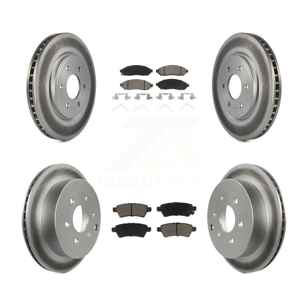 Transit Auto KGC-101392 Disc Brake Kit for 2006-2007 Nissan Xterra - Front and Rear