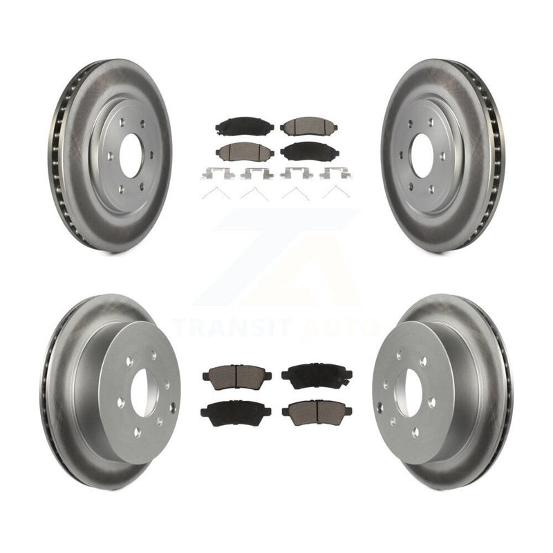 Transit Auto KGC-101392 Disc Brake Kit for 2006-2007 Nissan Xterra - Front and Rear