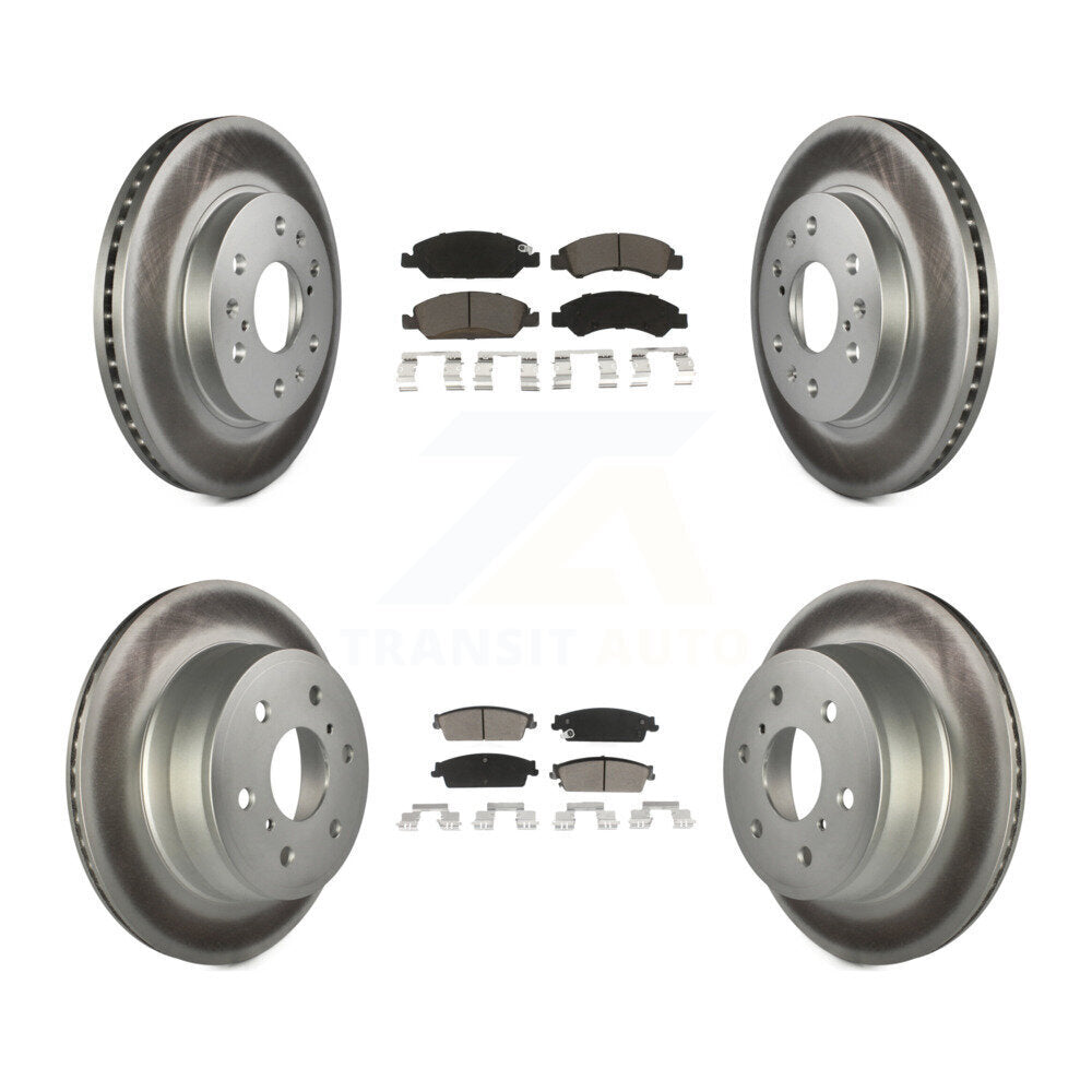 Transit Auto KGC-101393 Disc Brake Kit for 2008-2014 Chevrolet Silverado 1500, Chevrolet Tahoe and More - Front and Rear