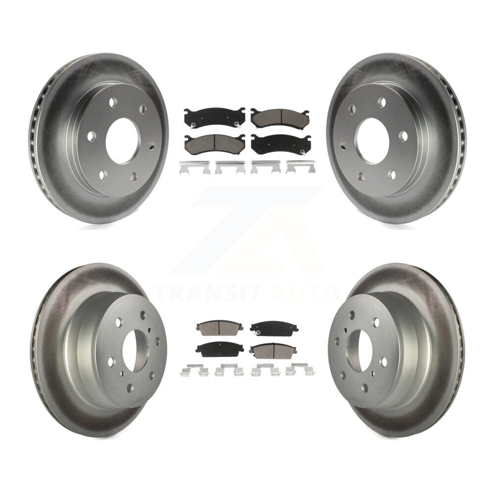 Transit Auto KGC-101396 Disc Brake Kit for 2007 Chevrolet Silverado 1500 - Front and Rear