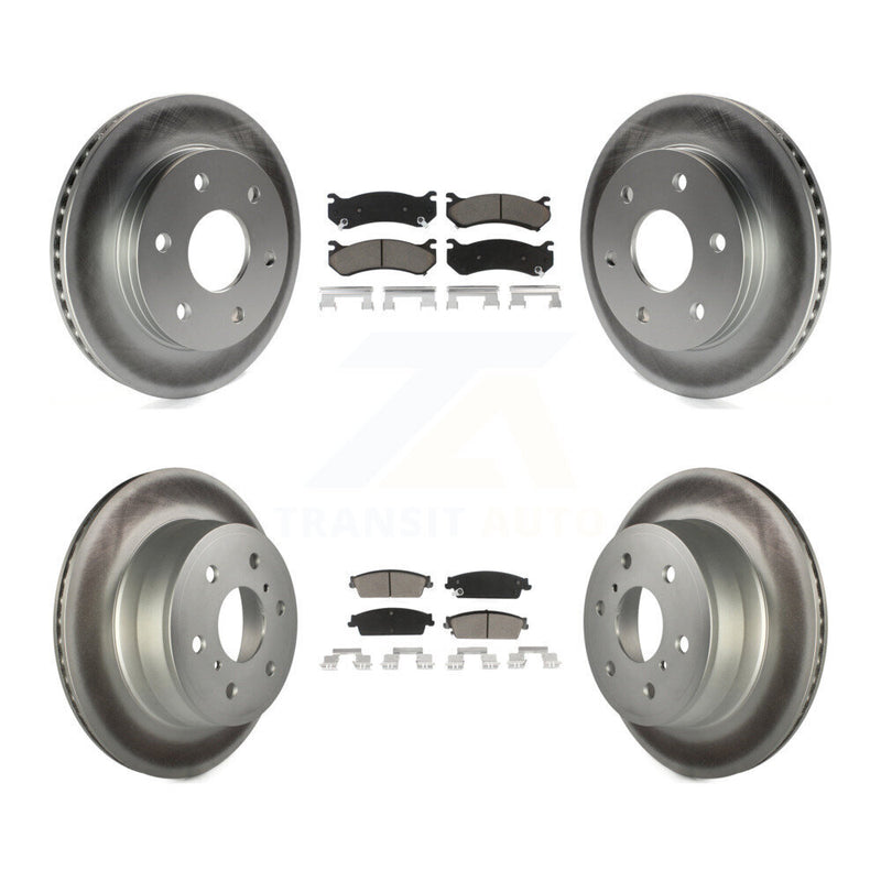 Transit Auto KGC-101396 Disc Brake Kit for 2007 Chevrolet Silverado 1500 - Front and Rear