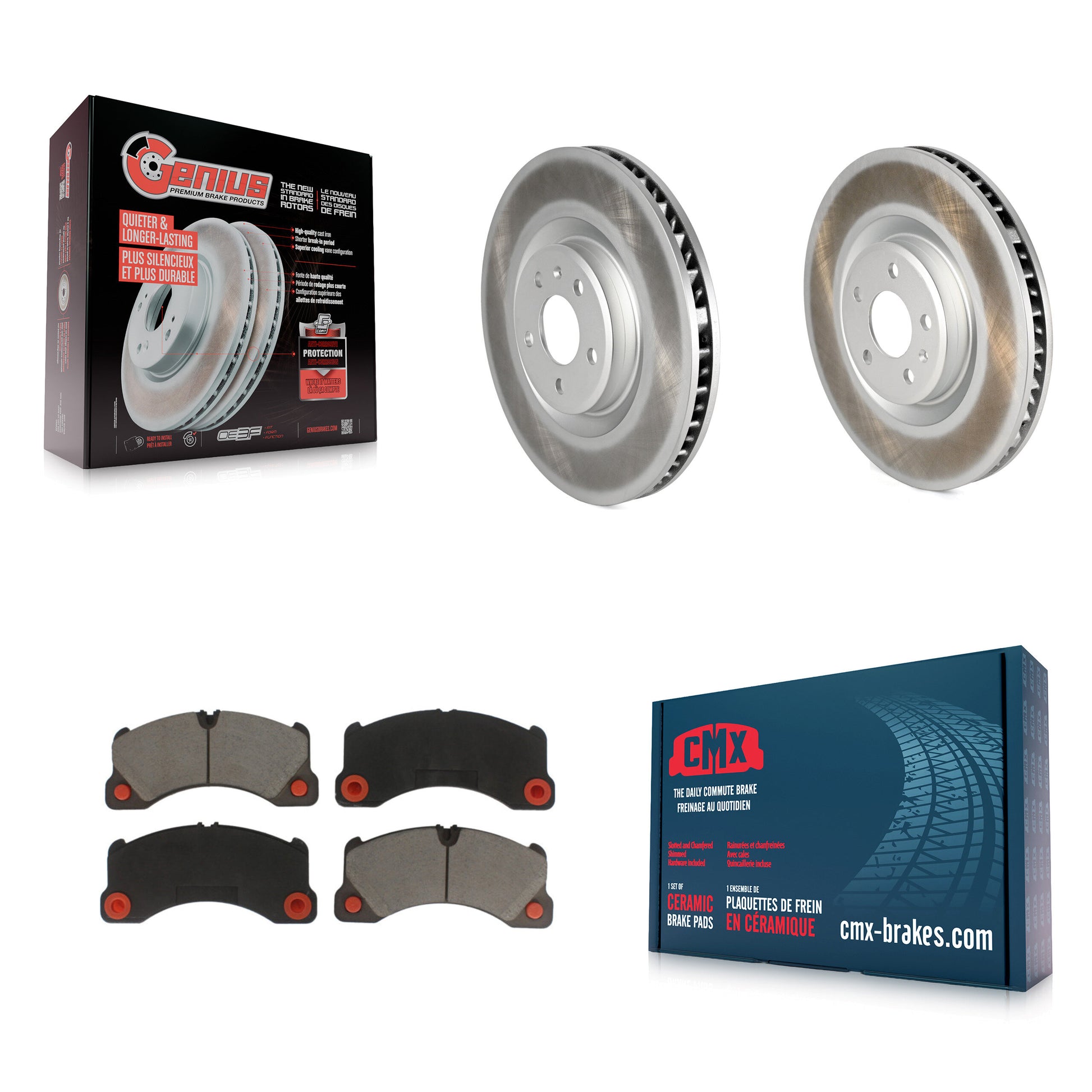 Transit Auto KGC-101402 Disc Brake Kit for 2015-2017 Porsche Macan - Front