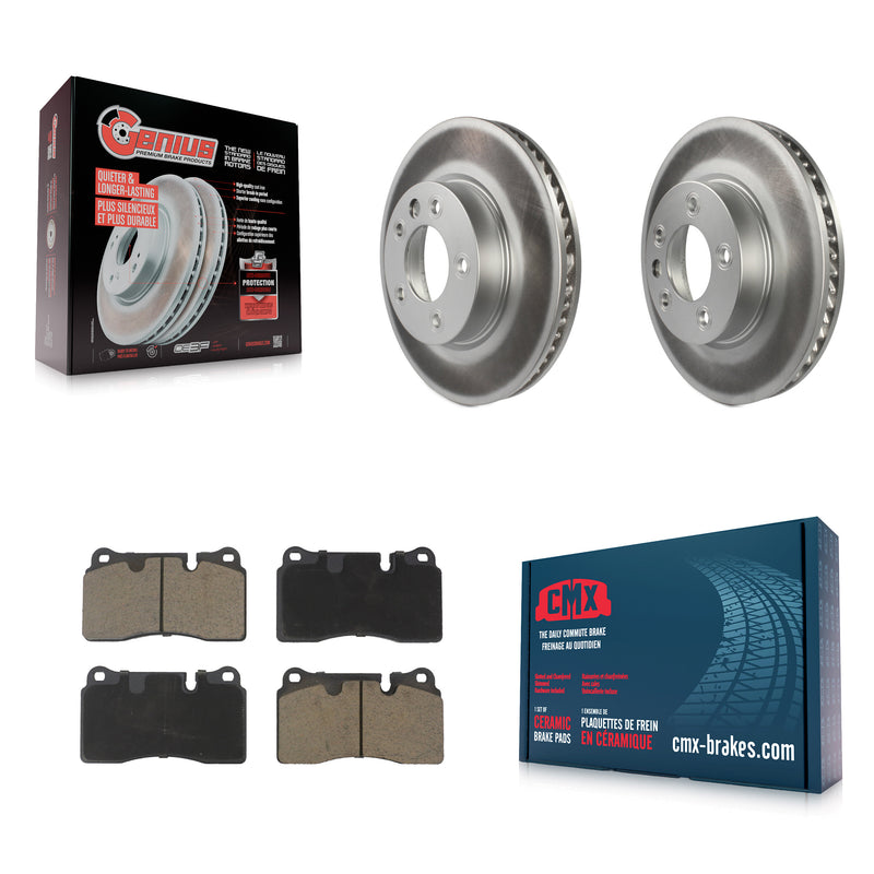 Transit Auto KGC-101403 Disc Brake Kit for 2006-2017 Volkswagen Touareg - Front
