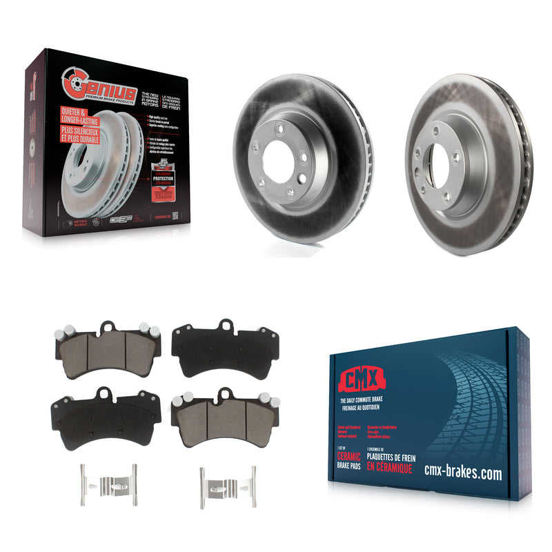 Transit Auto KGC-101405 Disc Brake Kit for 2003-2015 Audi Q7, Porsche Cayenne, Volkswagen Touareg - Front