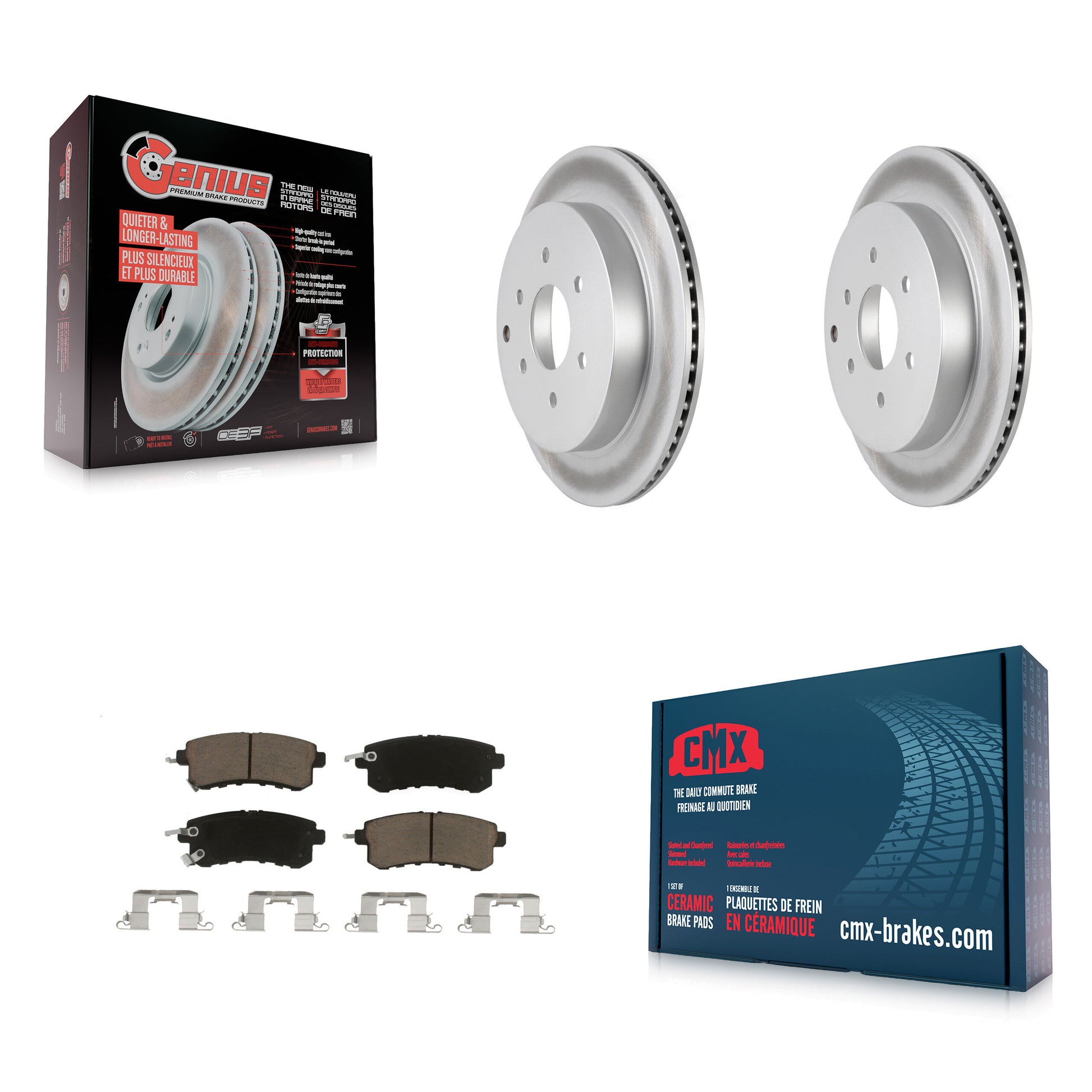 Transit Auto KGC-101419 Disc Brake Kit for 2011-2024 Nissan Armada, INFINITI QX80, INFINITI QX56 - Rear