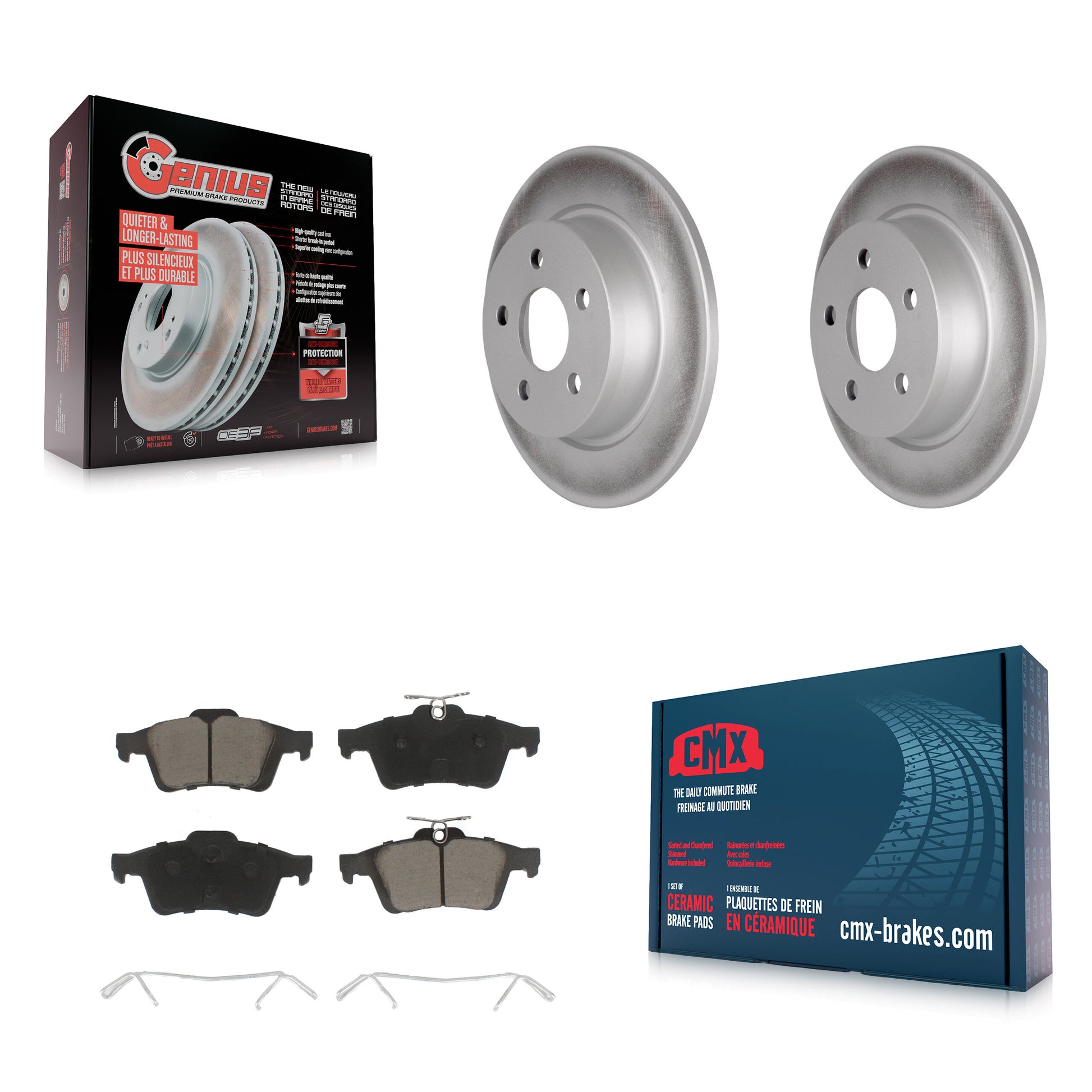 Transit Auto KGC-101420 Disc Brake Kit for 2018-2023 Ford Transit Connect - Rear