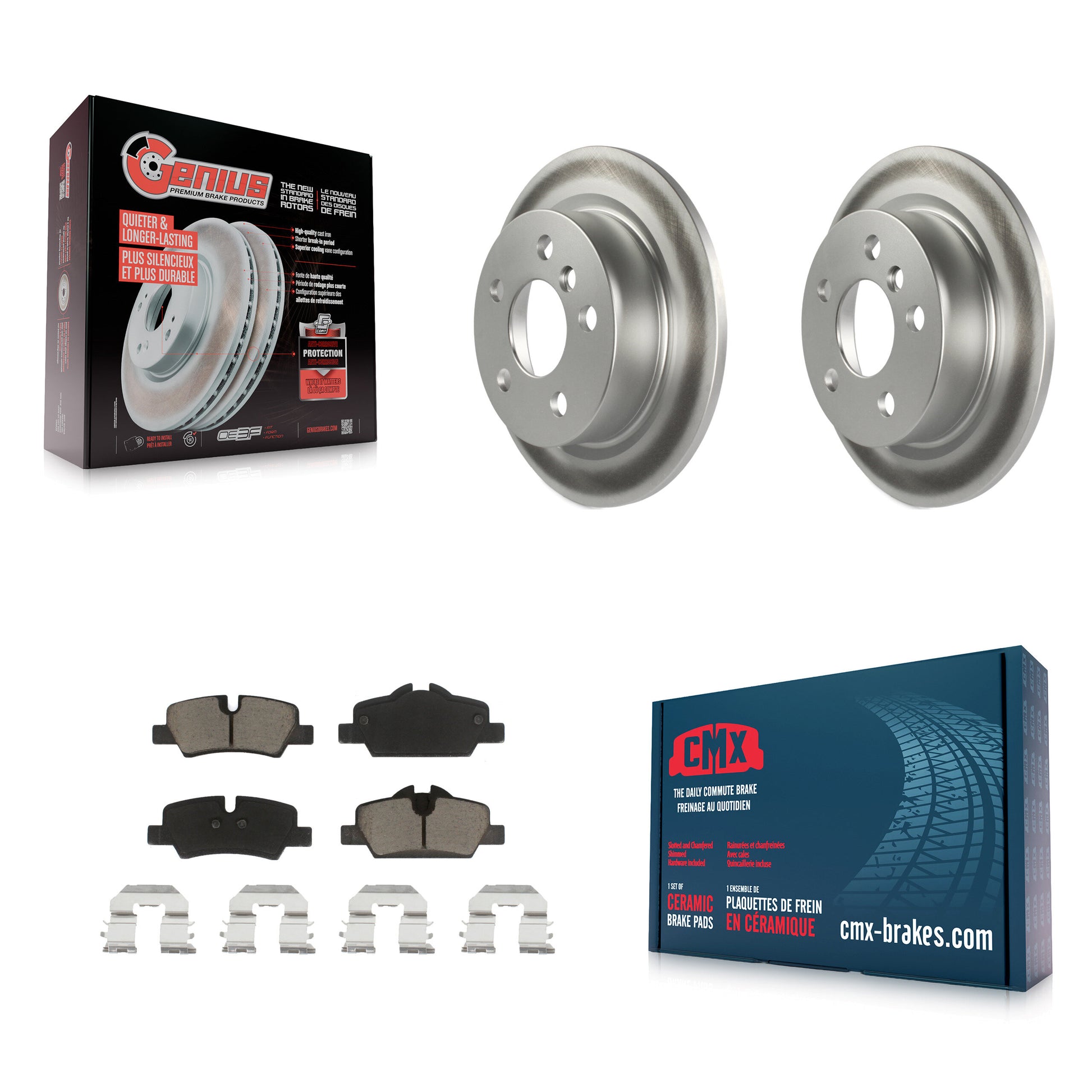 Transit Auto KGC-101429 Disc Brake Kit for 2014-2022 Mini Cooper - Rear