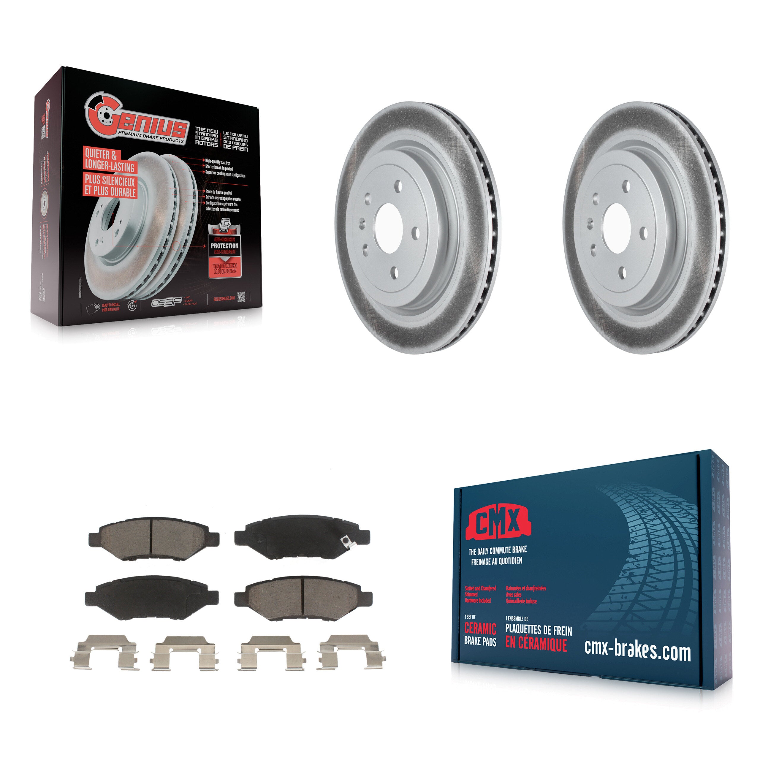 Transit Auto KGC-101453 Disc Brake Kit for 2008-2014 Cadillac CTS - Rear
