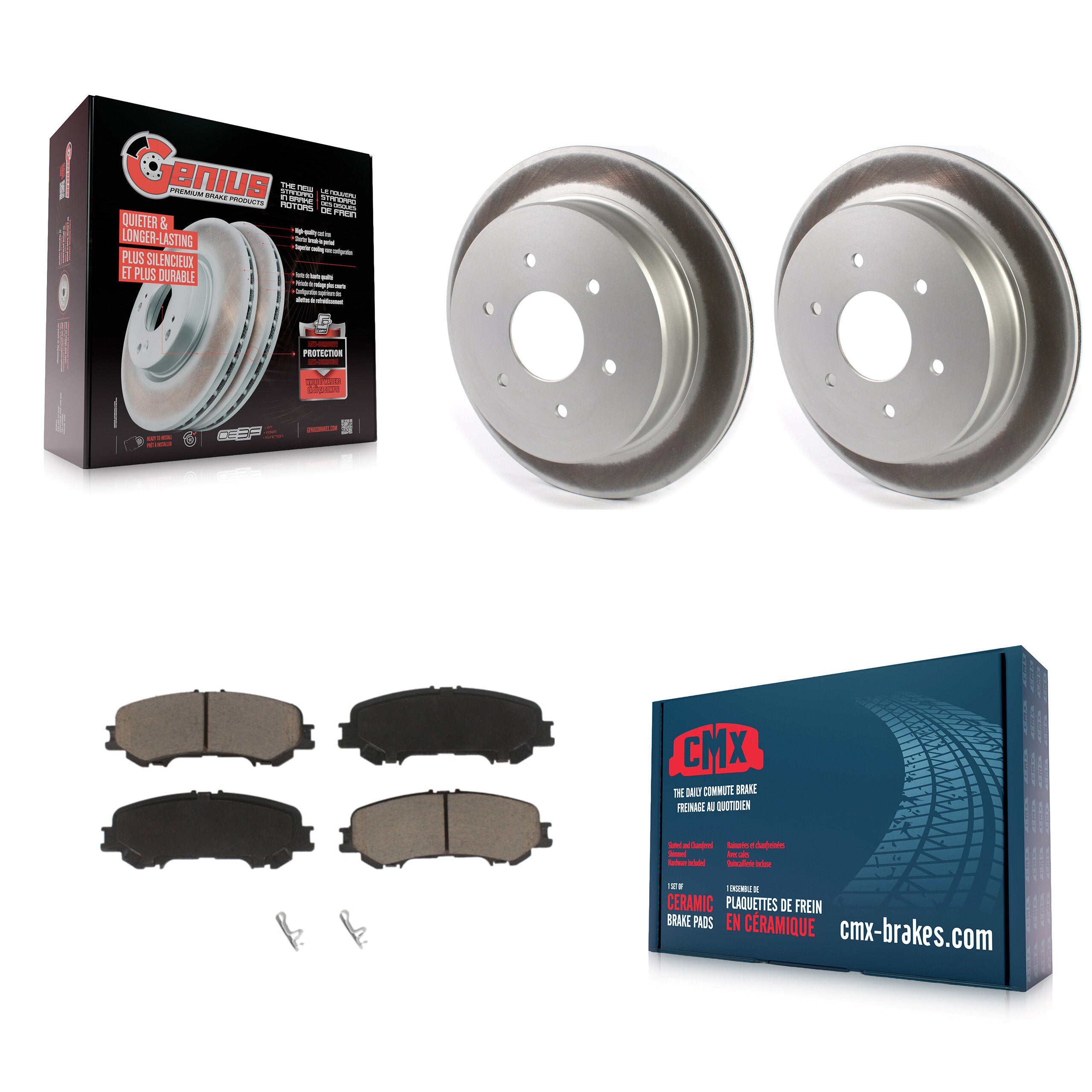 Transit Auto KGC-101458 Disc Brake Kit for 2017-2023 Nissan TITAN - Rear