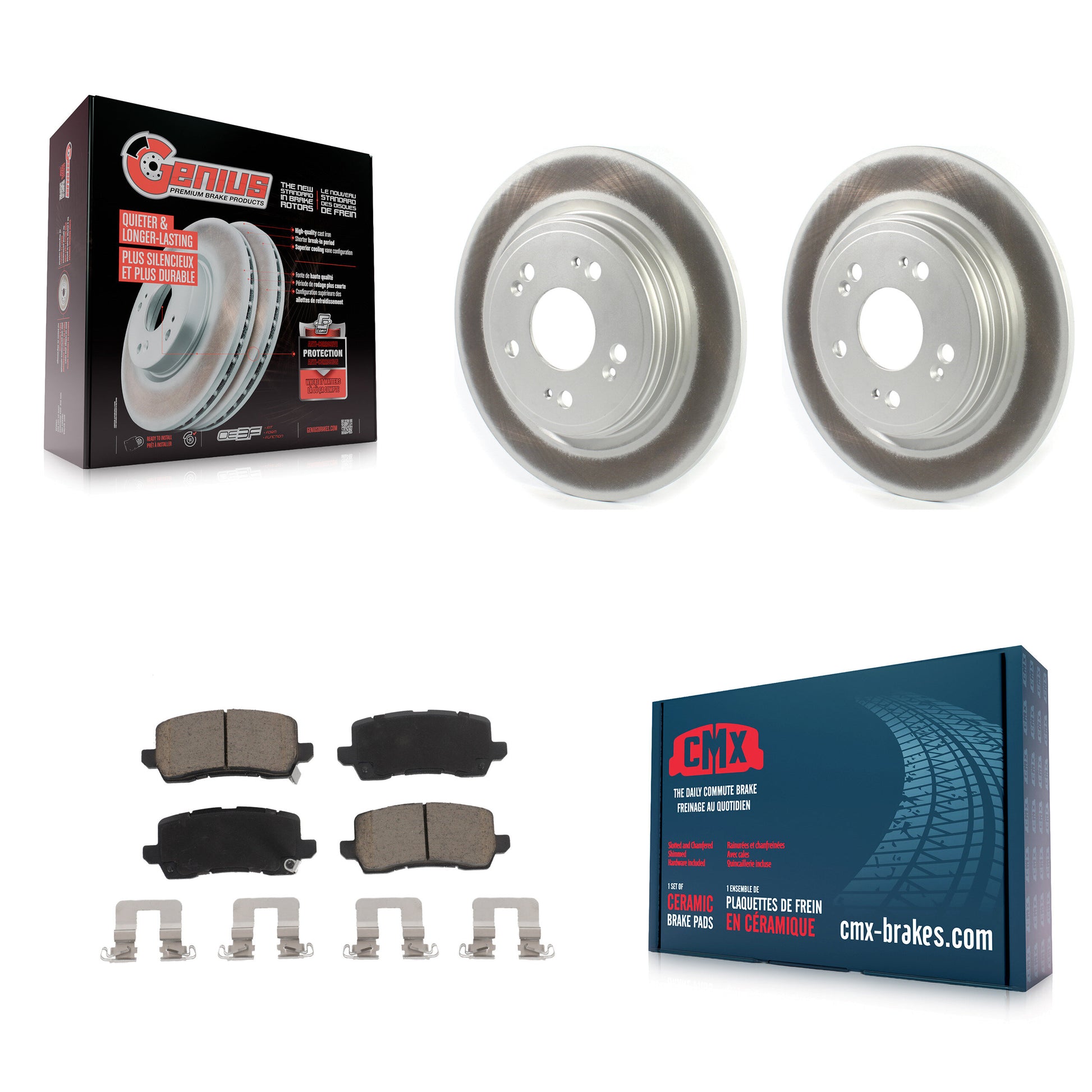 Transit Auto KGC-101472 Disc Brake Kit for 2014-2020 Acura RLX - Rear