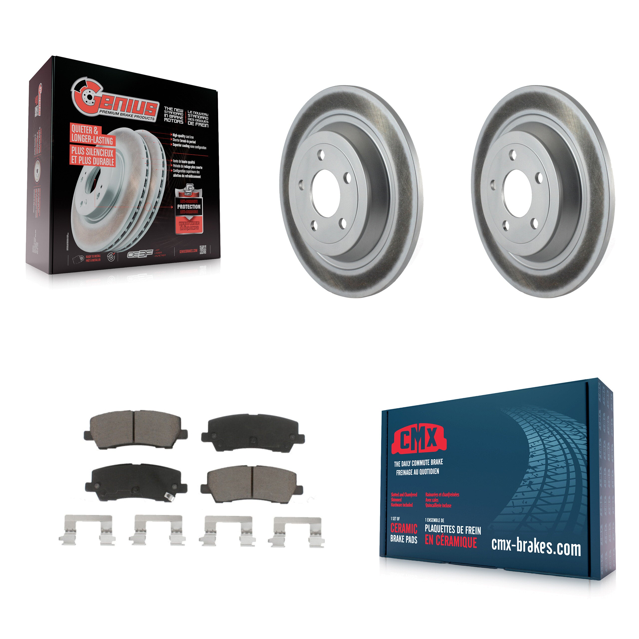 Transit Auto KGC-101480 Disc Brake Kit for 2015-2023 Ford Mustang - Rear
