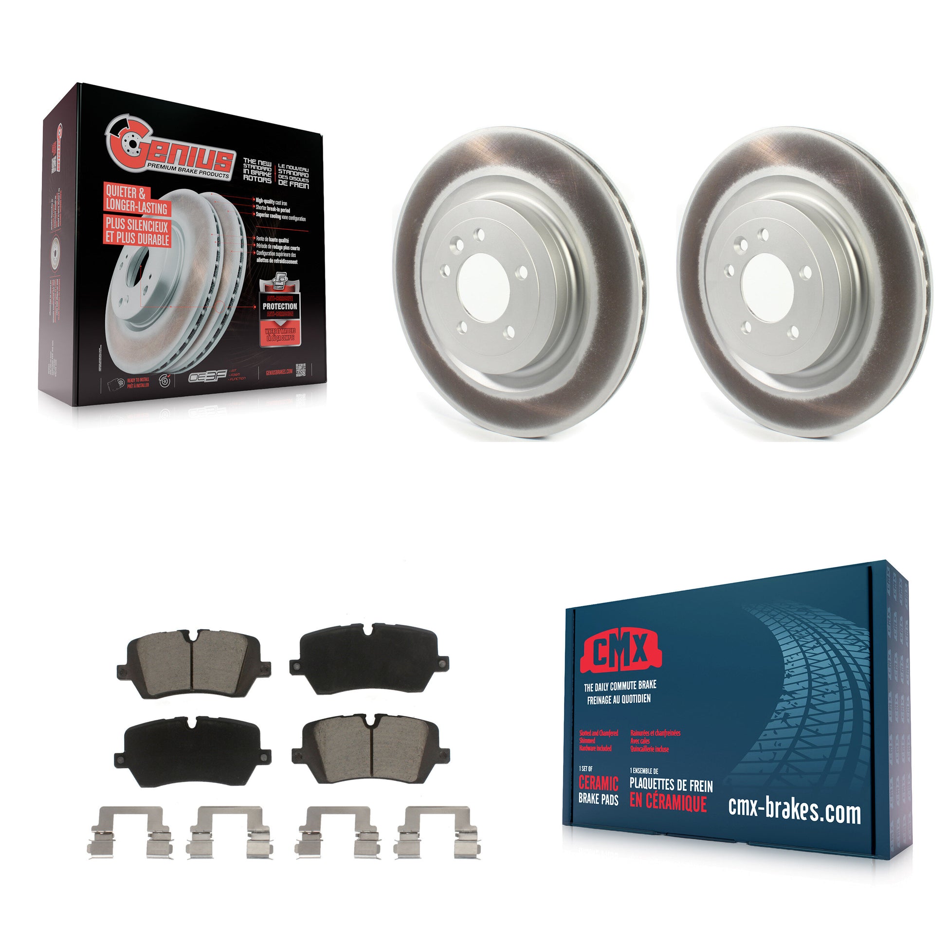 Transit Auto KGC-101483 Disc Brake Kit for 2013-2024 Land Rover Defender 110, Land Rover Defender 90 and More - Rear