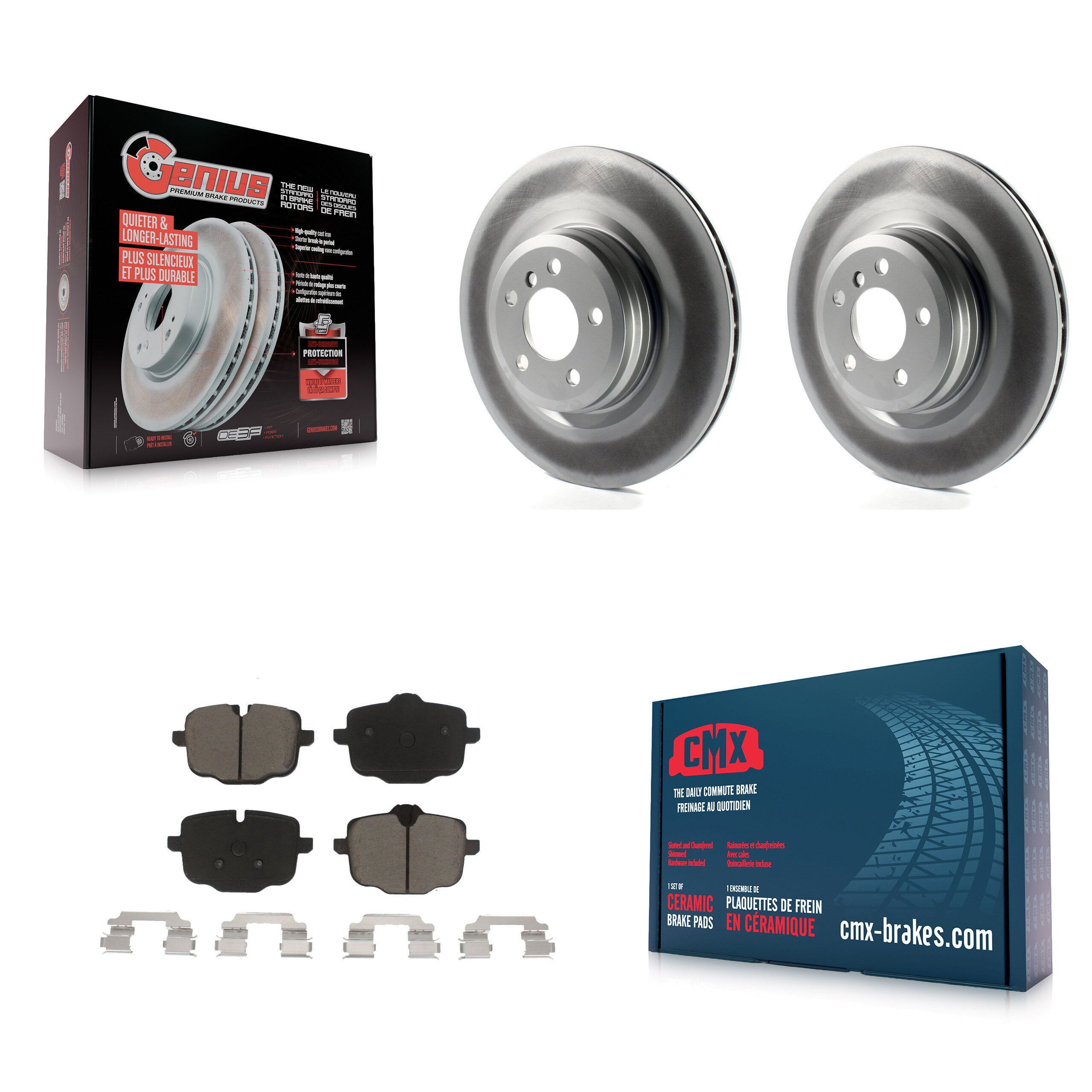 Transit Auto KGC-101486 Disc Brake Kit for 2016-2019 BMW Alpina B6 xDrive Gran Coupe - Rear