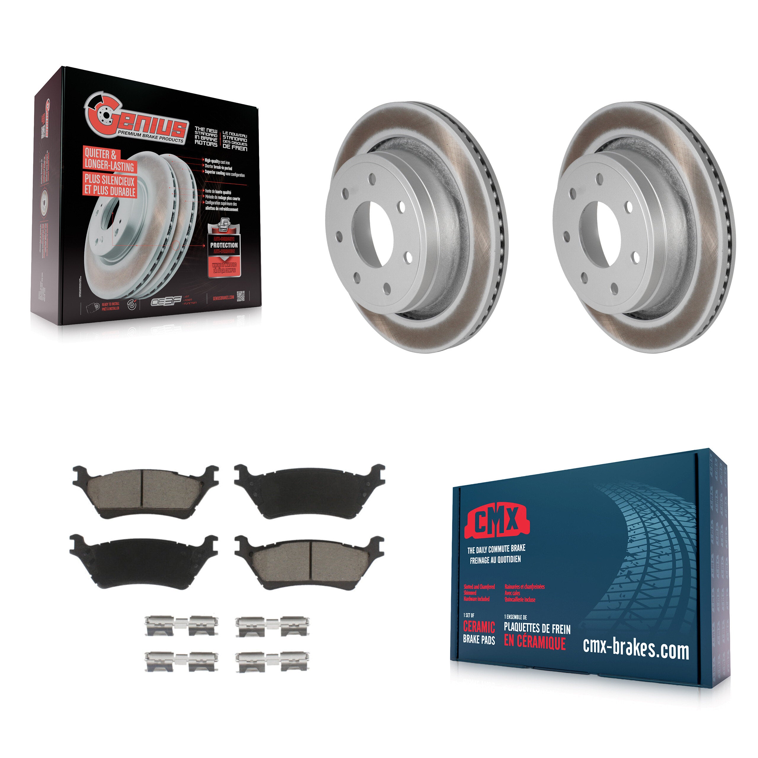 Transit Auto KGC-101492 Disc Brake Kit for 2012-2014 Ford F-150 - Rear