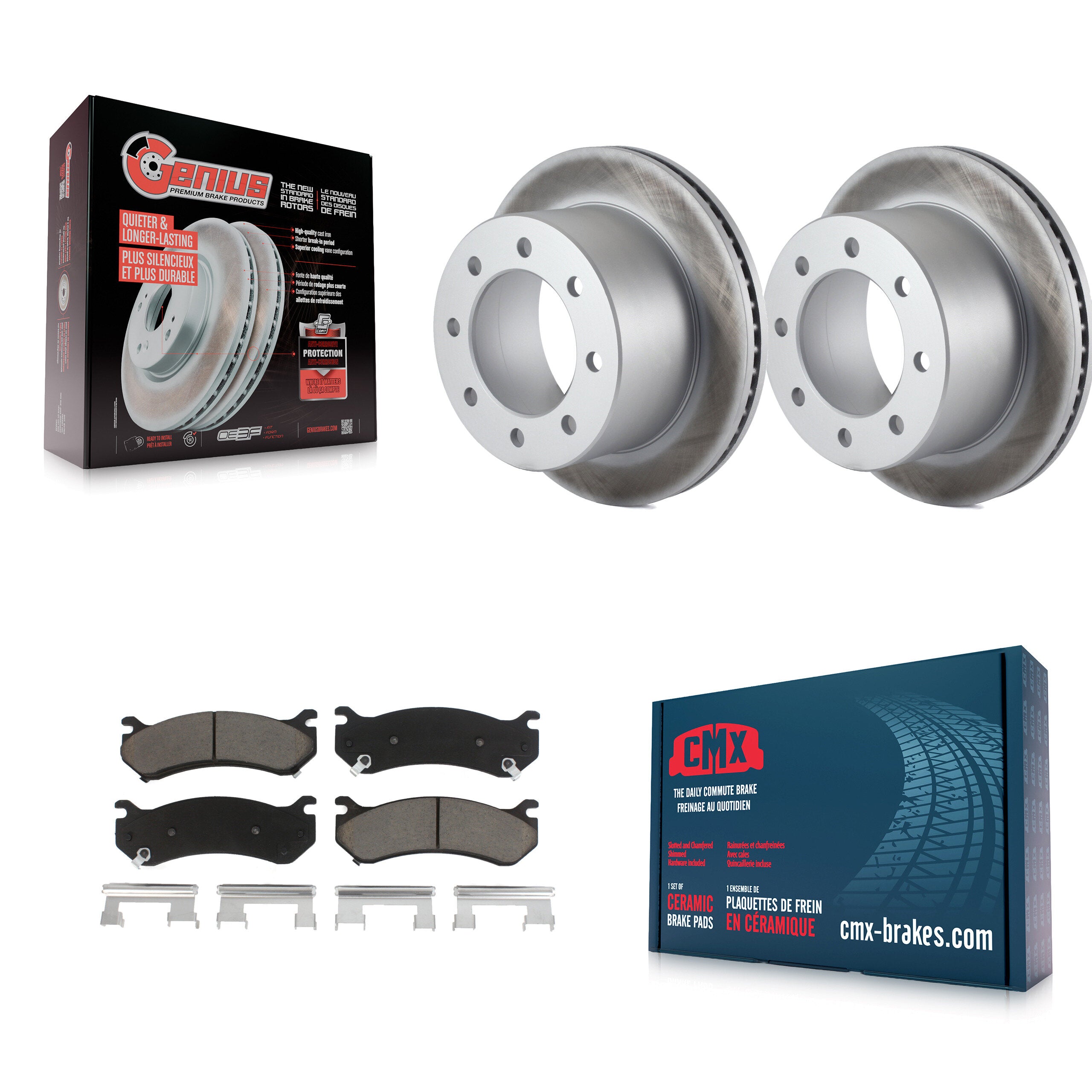 Transit Auto KGC-101498 Disc Brake Kit for 2007 GMC Sierra 3500 Classic - Rear