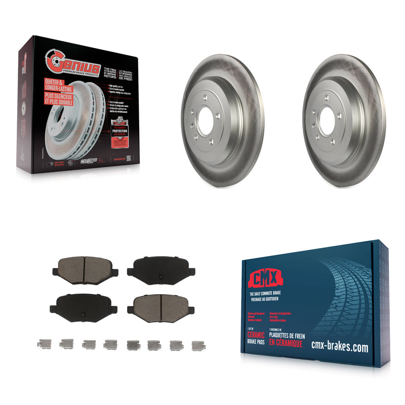 Transit Auto KGC-101536 Disc Brake Kit for 2009-2019 Lincoln MKT, Ford Explorer and More - Rear