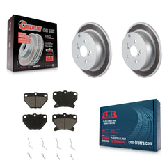 Transit Auto KGC-101558 Disc Brake Kit for 2000-2008 Toyota Corolla, Pontiac Vibe and More - Rear