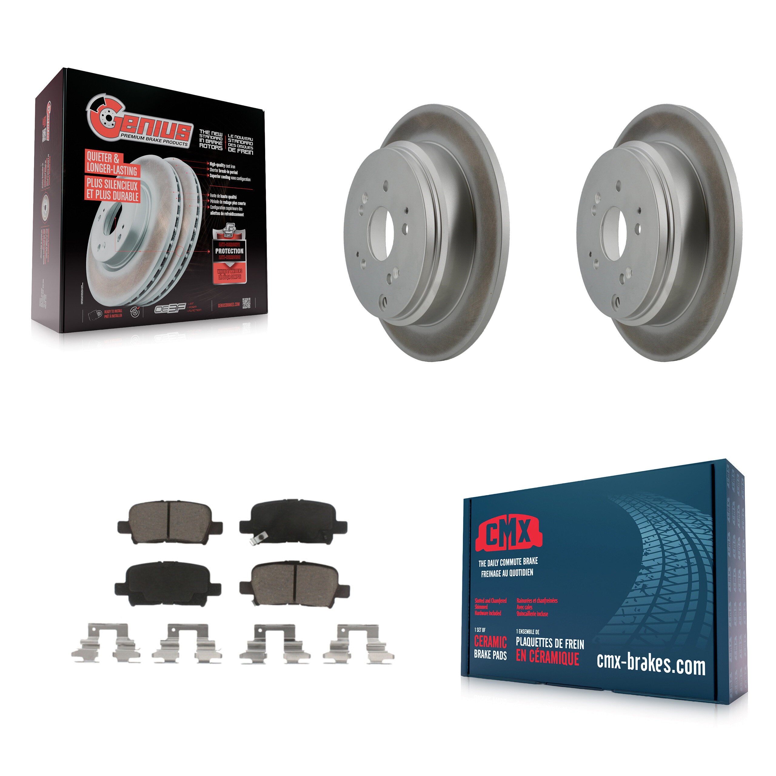 Transit Auto KGC-101564 Disc Brake Kit for 2002-2004 Honda Odyssey - Rear