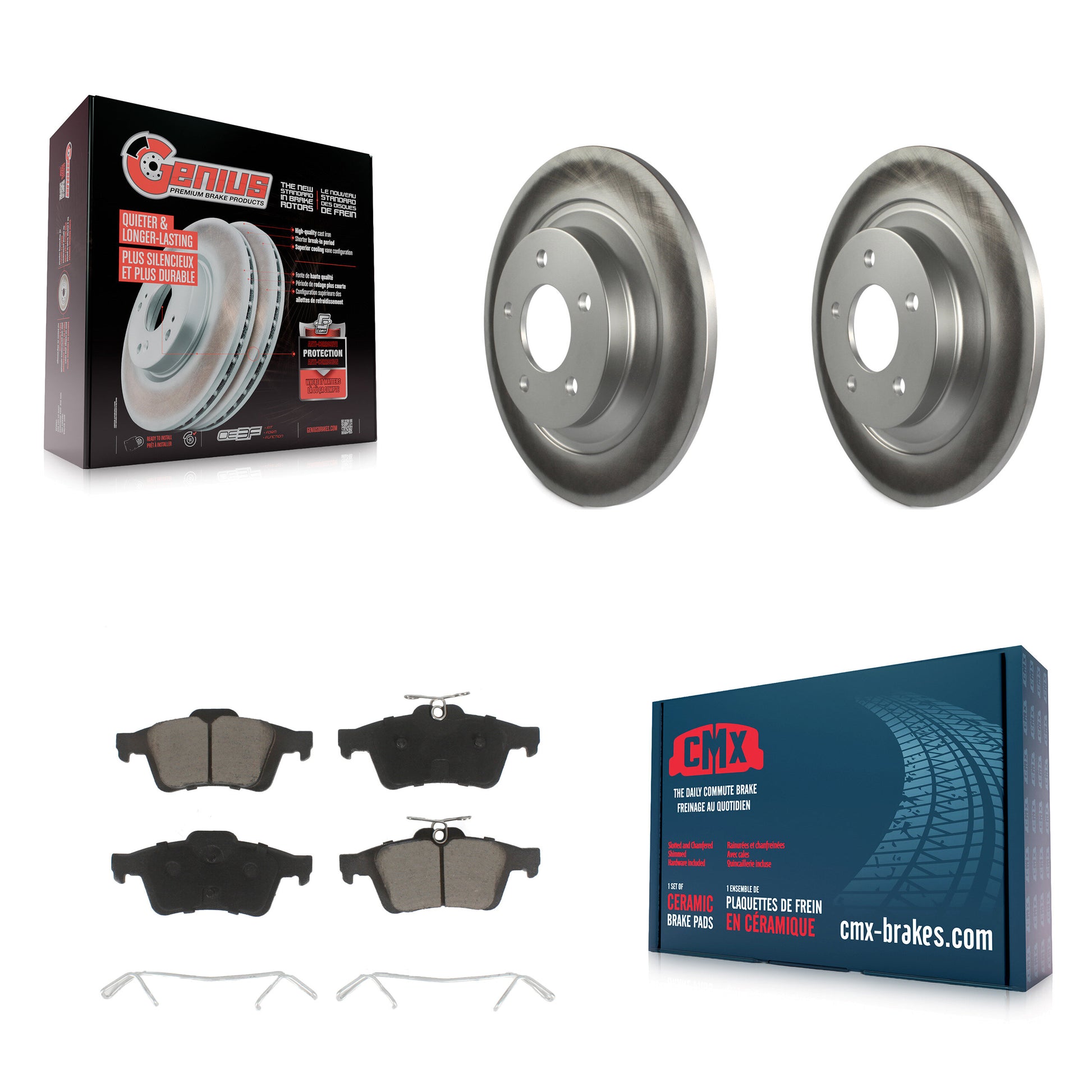 Transit Auto KGC-101574 Disc Brake Kit for 2006-2017 Mazda 5 - Rear