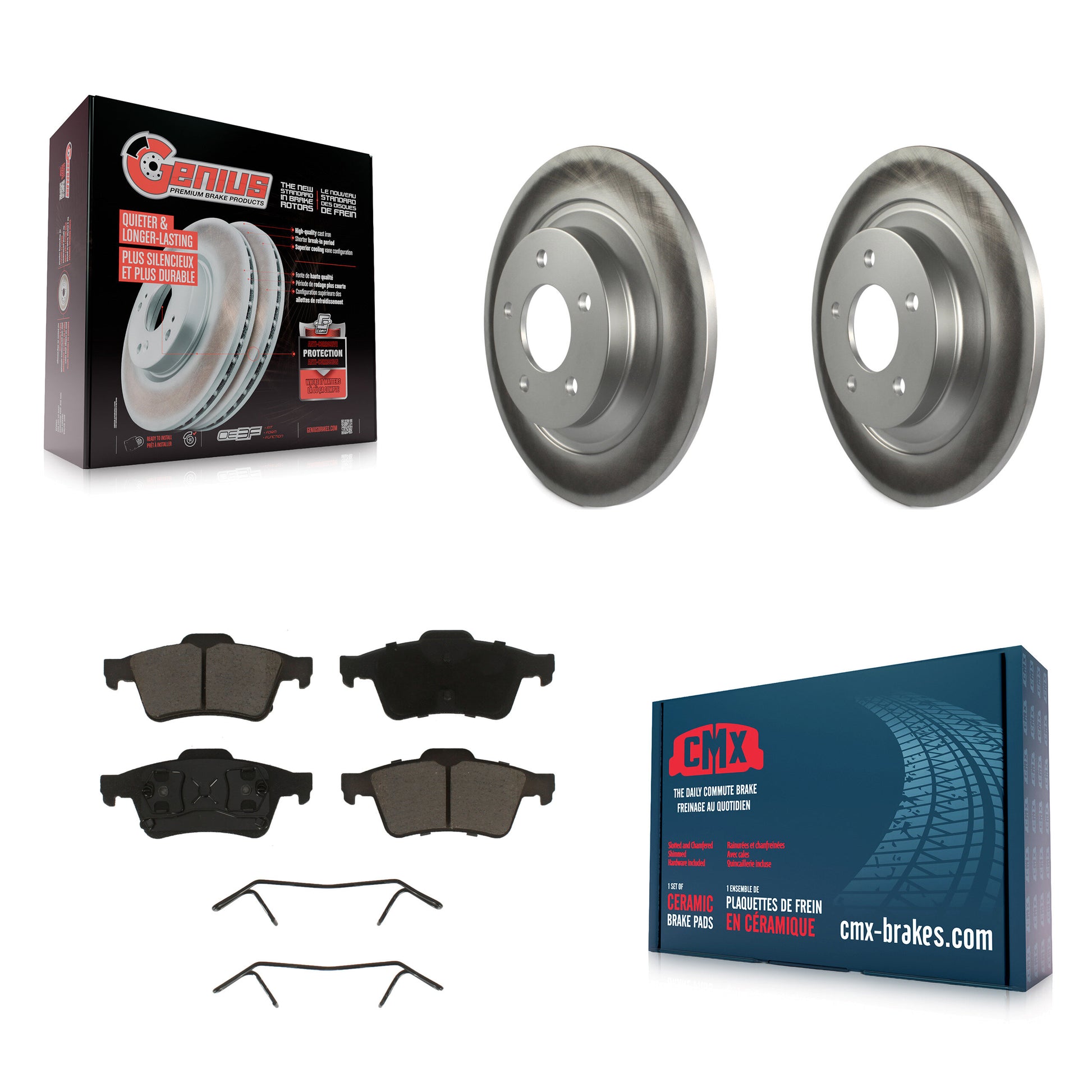 Transit Auto KGC-101575 Disc Brake Kit for 2006 Mazda 5 - Rear