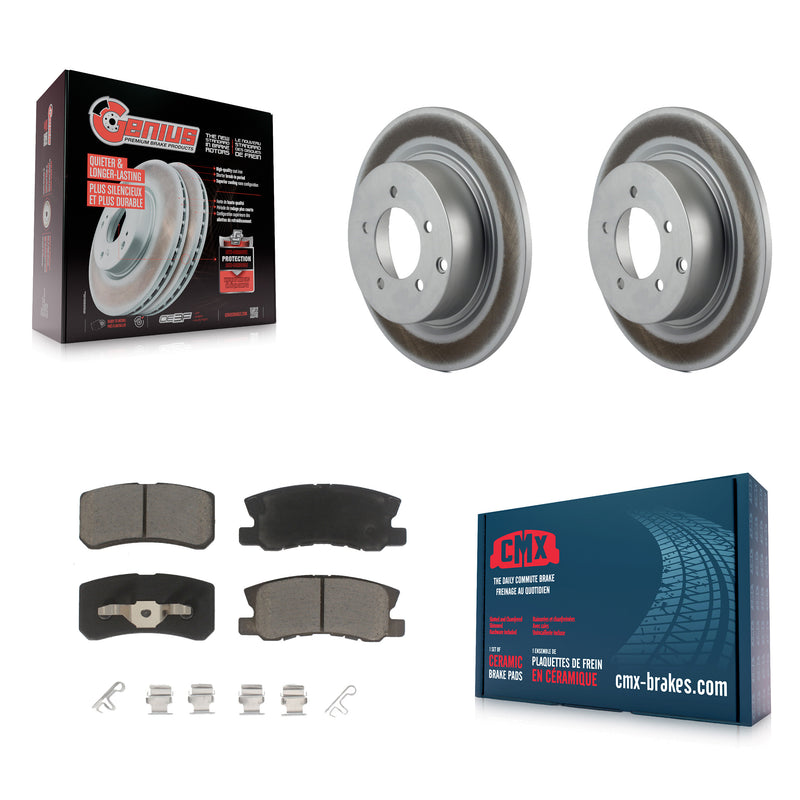 Transit Auto KGC-101591 Disc Brake Kit for 2007-2017 Mitsubishi Lancer, Mitsubishi Outlander and More - Rear