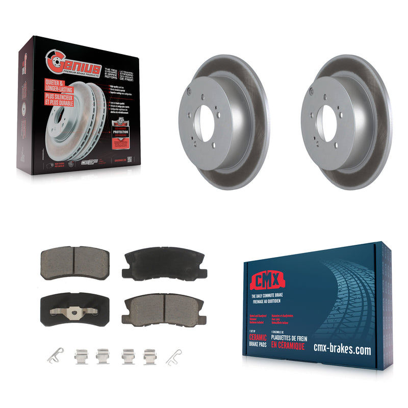 Transit Auto KGC-101593 Disc Brake Kit for 2007-2015 Mitsubishi Outlander, Mitsubishi Lancer - Rear