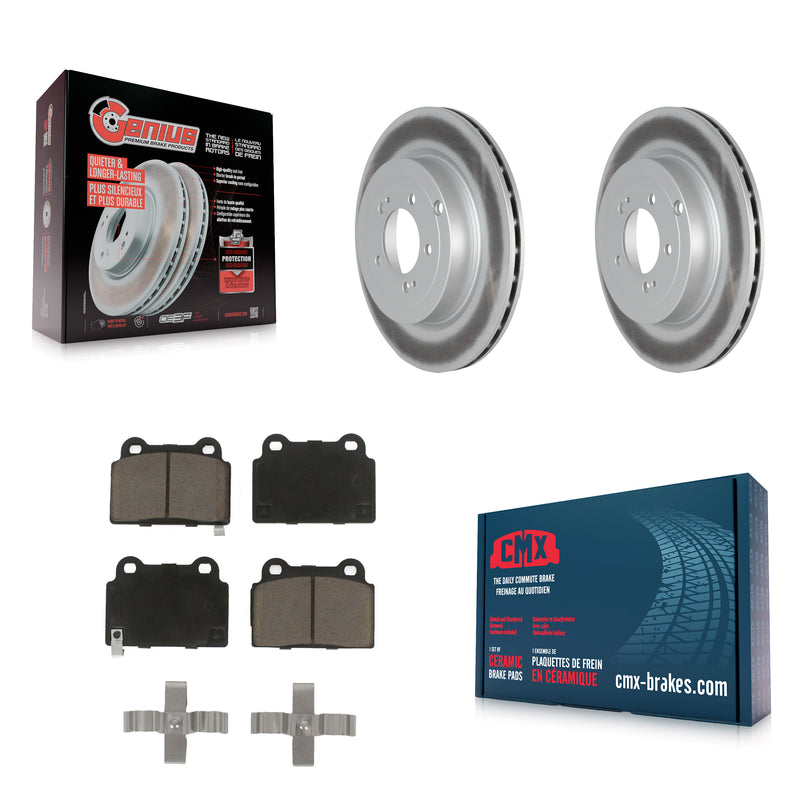 Transit Auto KGC-101594 Disc Brake Kit for 2008-2015 Mitsubishi Lancer - Rear